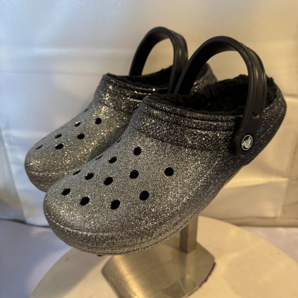 Crocs UnisexAdult Classic Lined Glitter Clog New